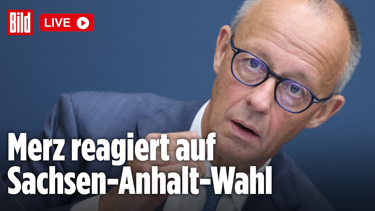 🔴 CDU-Klatsche in Sachsen-Anhalt: JETZT spricht Kanzler Merz! | LIVE