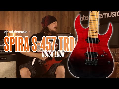 Spira S-457 TRD Double Cutaway Roasted Poplar Flamed Maple Top Canadian Roasted Maple Neck 6-String Electric Guitar image 12