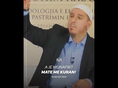 A je munafik? Mate me Kuran! - Hoxhë Enis Rama