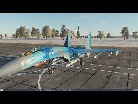DCS world - Ukrainian SU-27 vs Russian air invasion