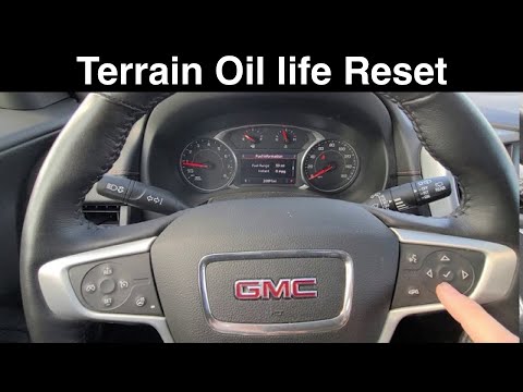 2019 GMC Terrain Oil Life Reset / Maintenance reset / How to