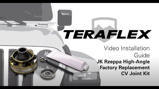 JK: Factory Replacement CV Joint Kit – High-Angle Rzeppa