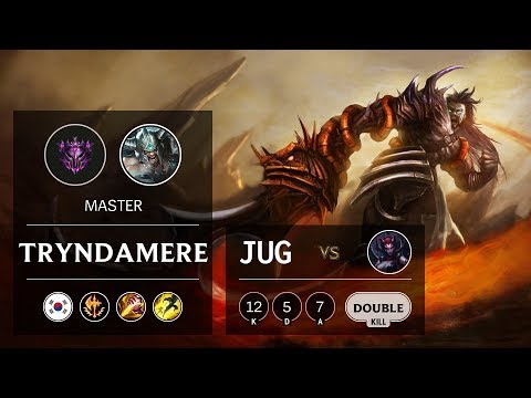 Tryndamere Jungle vs Elise - KR Master Patch 9.21