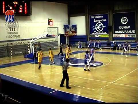 KSB Video arhiv Sezona 2007/08  KK Mega Ishrana 84 KK Torlak 82 jun