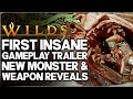 New Monster Hunter Wilds Gameplay Trailer - 3 New Monsters, Best Great Sword Attacks, World & More!