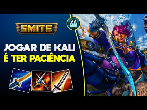 Jogar de Kali é ter PACIÊNCIA! O late vem! KALI JUNGLER - ⚡ Smite BR Conquista