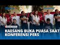Momen Kaesang Buka Puasa Saat Adzan Magrib Hentikan Konferensi Pers Dengan Prabowo