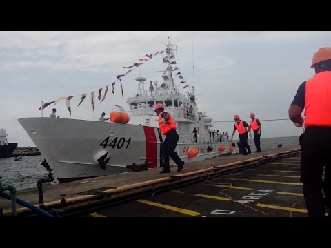 Philippine Coastguard welcomes Multi-Role Response Vessel "Tubbataha" (MRRV-4401)