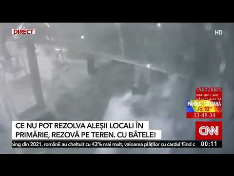 Bătaie cu bâtele între primar şi consilierii din Iecea Mare