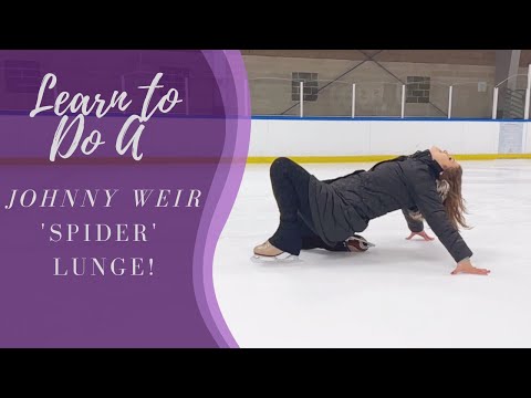 Johnny Weir Spider Lunge -  Figure Skating Tutorial!!