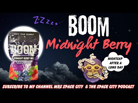 BOOM: Infused Gummies Midnight Berry Mix Review (Use Code “SPACECITY”)