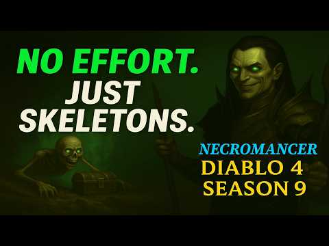 Easy & Broken! Minion Necromancer Leveling Build – Diablo 4 Season 9