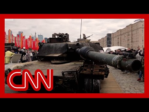 Video shows captured US-supplied tank in Russia’s Red Square