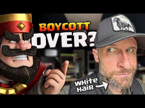 The boycott is over?