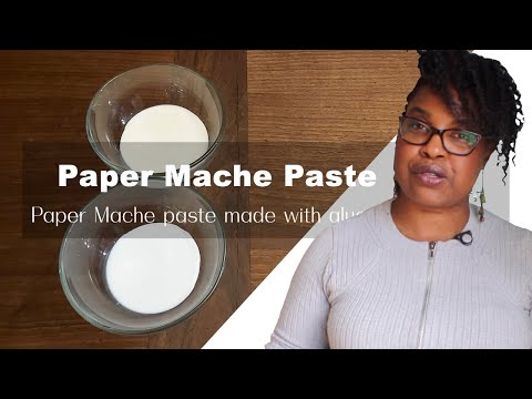 Paper Mache Paste Recipe with Glue