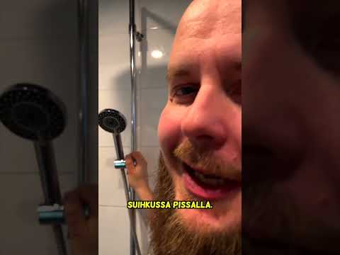 Suihkussa pissaaminen säästää vettä 💦