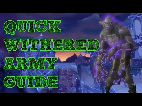 QUICK GUIDE - WITHERED ARMY TRAINING