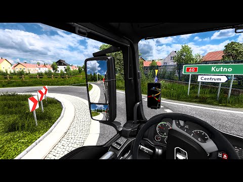 Płock 🇵🇱 - Warszawa 🇵🇱 | ProMods 2.62 - ETS 1.45  ✪ Euro Truck Simulator 2 ✪ 4K 60fps