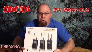Unboxing the Comica CVM Wm 100 Plus wireless lav system