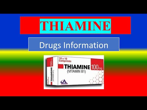 Thiamine hydrochloride injection