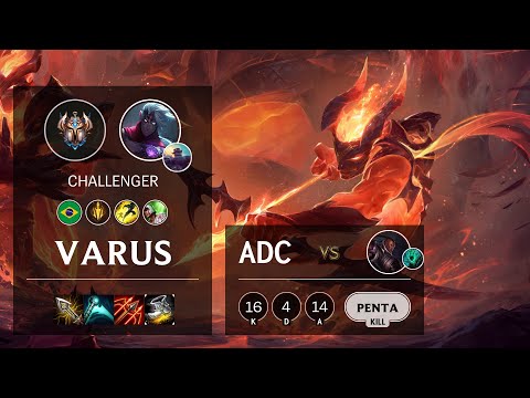 Varus ADC vs Lucian - BR Challenger Patch 10.14