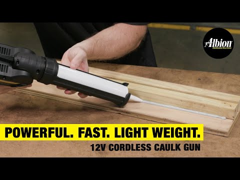 How to use 12V Cordless Caulk Guns | Albion Engineering