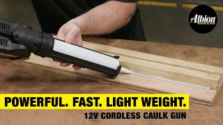 How to use 12V Cordless Caulk Guns | Albion Engineering