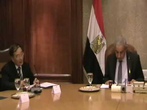  لقاء المهندس/طارق قابيل وزير التجارة والصناعة مع سفير الصين بالقاهرة
