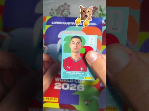 ABRINDO FIGURINHAS DA COPA DO MUNDO DE 2026 #shorts #panini #futebol