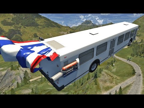 Dangerous Stunts & Wrecks 1 - BeamNG.drive