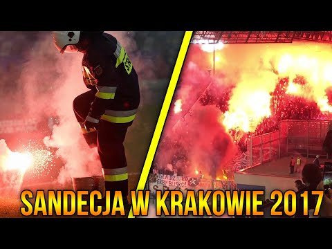"Latające Race" - Sandecja Nowy Sącz na Wiśle Kraków 4.11.2017