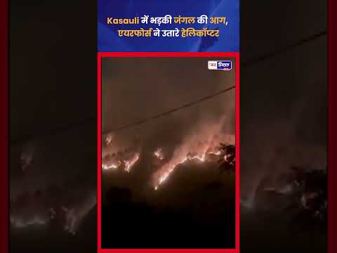 Kasauli Forest Fire: Air Force Helicopter से आग बुझाने का काम तेज
