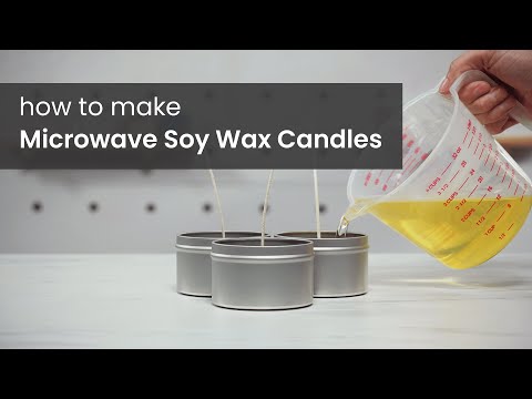 How to Make Soy Wax Candles with a Microwave | CandleScience | Candle Making Tips