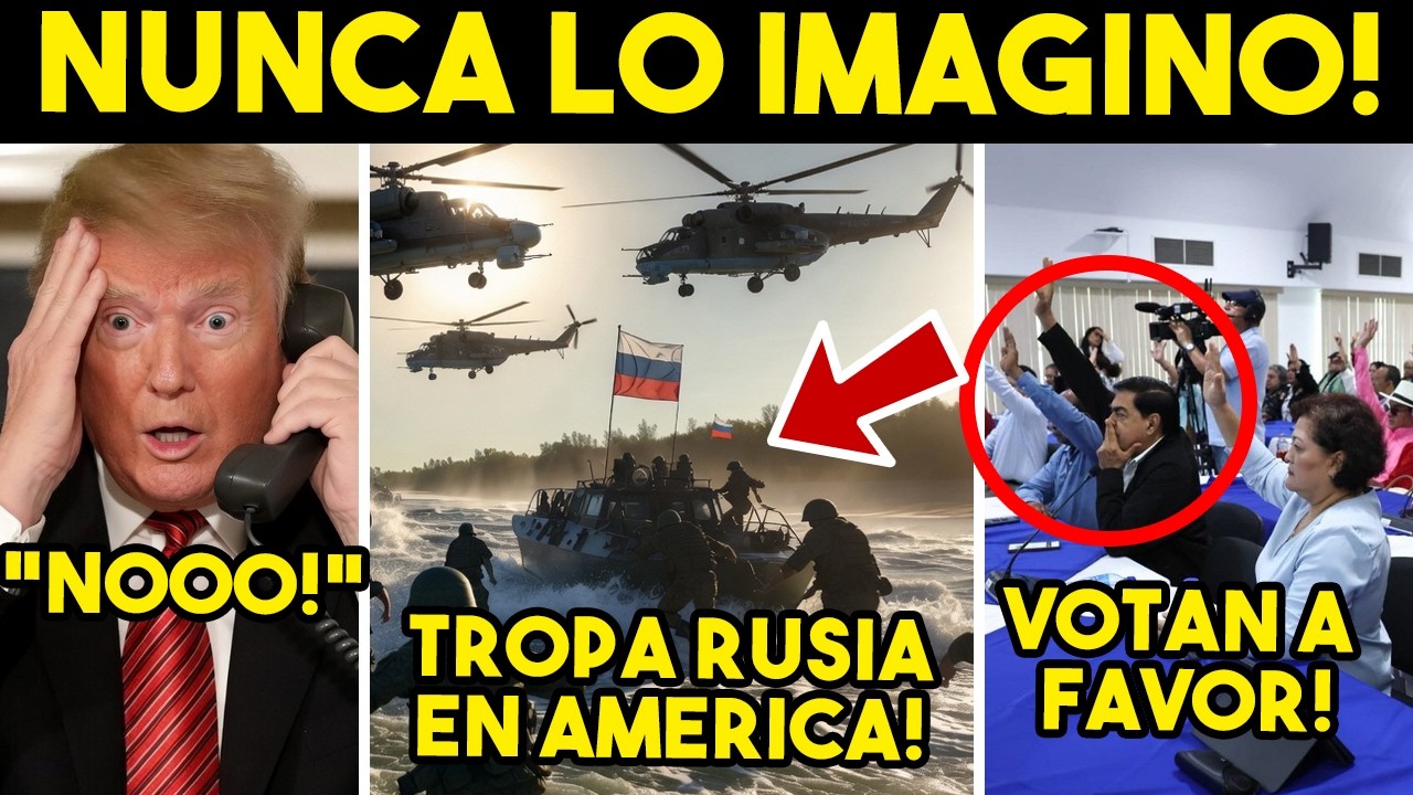 PESADILLA TOTAL! TROPAS DE RUSIA EN AMERICA, TRUMP EN SH0CK. SE CAE ESCUDO DE EU. ADIOS