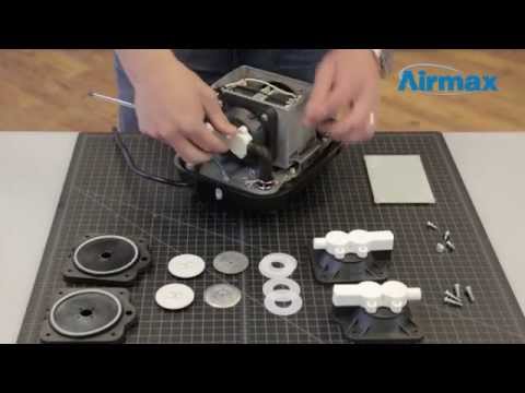 Airmax SilentAir LR50 Diaphragm Compressor Maintenance Kit Installation