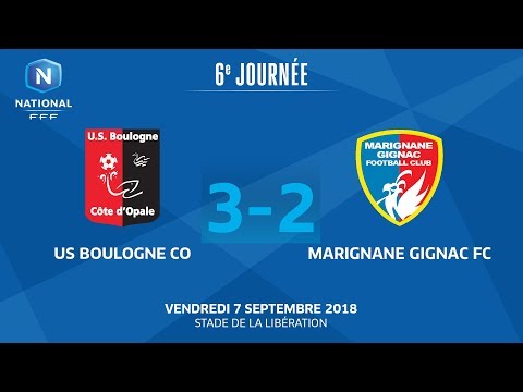 J6 : Boulogne USCO - Marignane Gignac FC (3-2), le résumé I National FFF 2018-2019