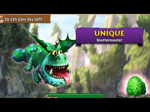 SHATTERMASTER Titan Mode Max Level 150 - New Unique Gronckle - Dragons: Rise of Berk