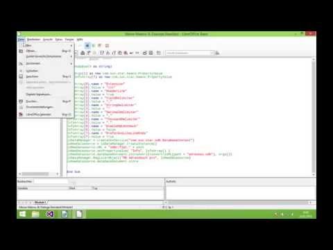 MD Adressbuch pro - Libre Office Makro installieren