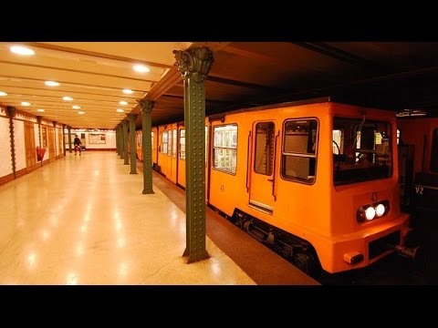 Millennium Underground Railway in Budapest, Hungary - The 2nd Oldest Metro Line