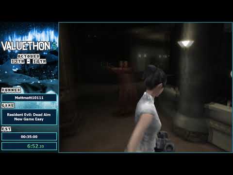 Valuethon 5 - Resident Evil: Dead Aim New Game Easy Speedrun by Mattmatt10111