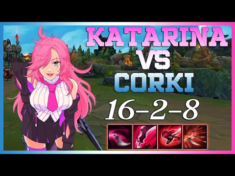 Kel Katarina vs Corki Rank Parche 10.14