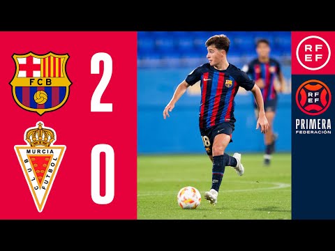RESUMEN #PrimeraFederación | Barça Atlètic 2-0 Real Murcia CF | Grupo 2 | Jornada 5