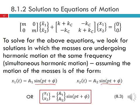 Chapter 8: MDOF Systems (Part 1)