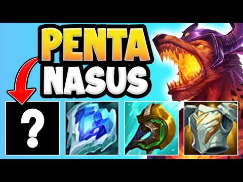 THIS ITEM + NASUS = EASIEST PENTAS EVER?! PENTAKILL NASUS S12 TOP GAMEPLAY! - League of Legends