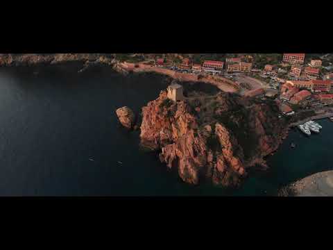 Gulf of Porto Corsica Genoese Tower National Park 4K UHD view
