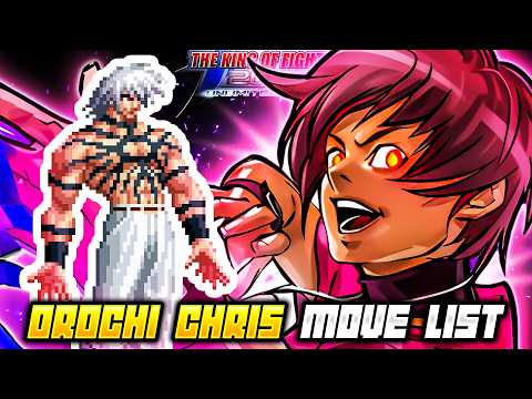 OROCHI CHRIS MOVE LIST - The King of Fighters 2002 Unlimited Match (KOF2002)