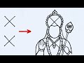 How To Draw A Lord Murugan From 2 4 Dots Easy Easy Lord Subramanya Swamy Drawing MAM Arts