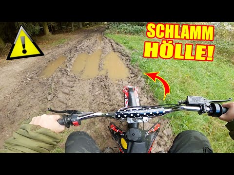 600€ Chinese DIRT BIKE in extreme TERRAIN TEST! - Off-road youth motorcycle with 125cc