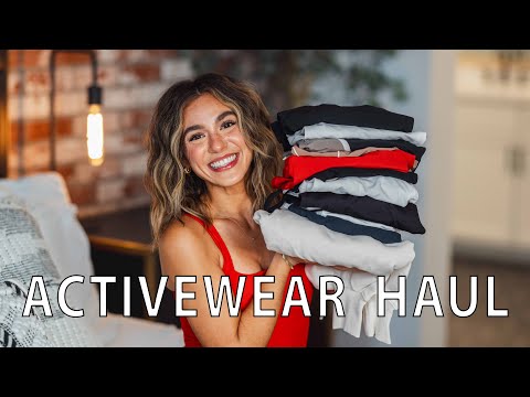 HUGE ACTIVEWEAR TRY-ON HAUL! (Amazon, YPB by Abercrombie, Old Navy & H&M) cute workout sets | 2023