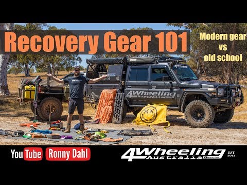 4x4 recovery gear 101, modern gear vs old gear
